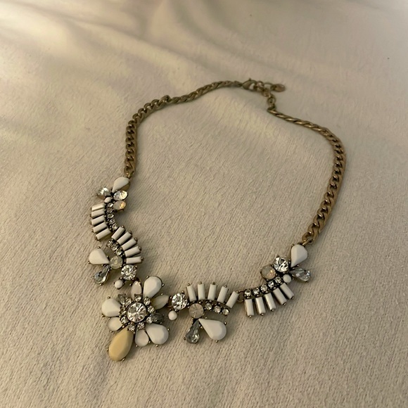 Bold Necklace - Diamond, White, & Beige - Picture 1 of 2